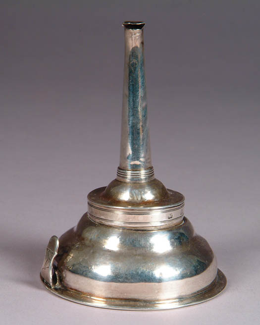 Appraisal: ENGLISH STERLING WINE FUNNEL London - No makers mark WEIGHT