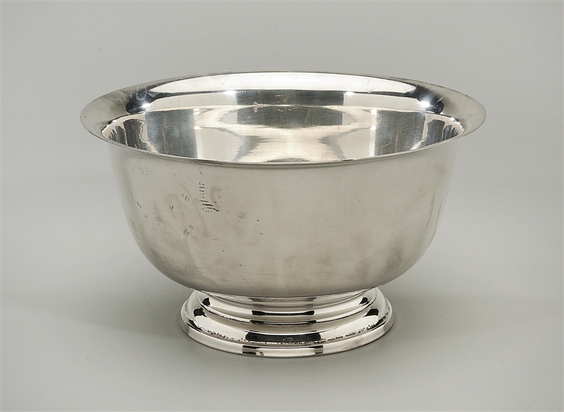 Appraisal: Sterling Paul Revere footed bowl by the Hunt Silver Co