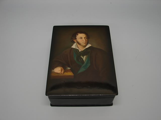 Appraisal: Portrait of seated gentleman wearing brown coat and blue-green scarf