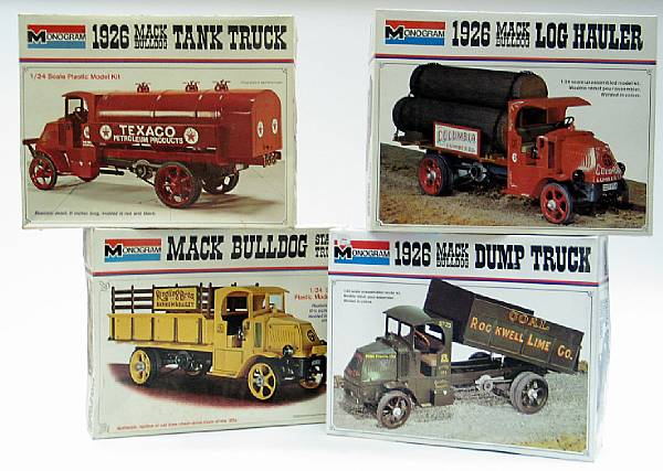 Appraisal: Plastic Truck model kits Lot includes boxed truck kits from