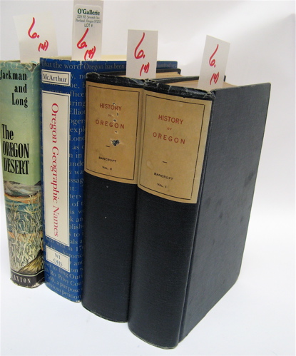 Appraisal: FOUR COLLECTIBLE BOOKS The Oregon Desert a first edition by