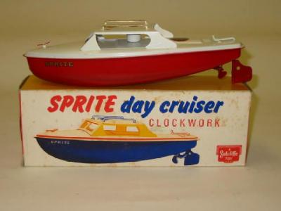 Appraisal: A Sprite day cruiser clockwork ivory deck and red hull