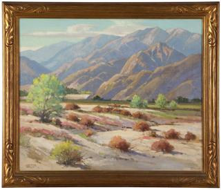 Appraisal: Walter Farrington Moses ''Sand Verbena'' signed lower left Walton titled