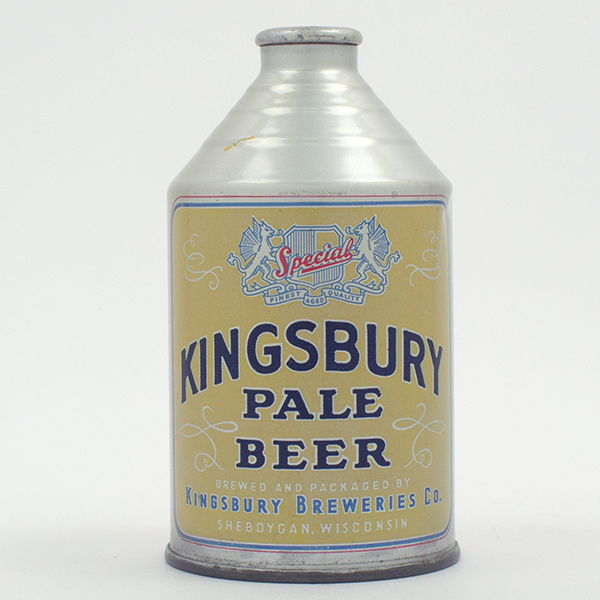 Appraisal: Kingsbury Beer Crowntainer Cone Top - Reference USBC - Brewery