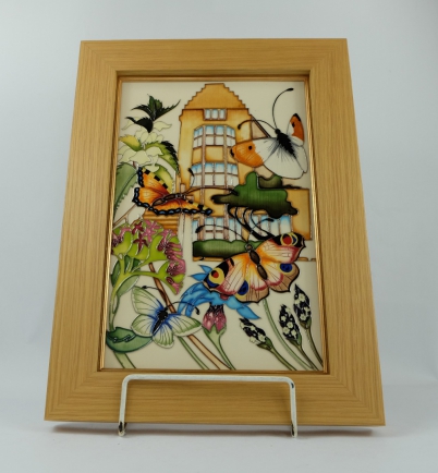 Appraisal: Moorcroft Chartwell House Plaque limited edition cm x cm