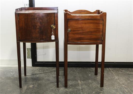 Appraisal: Sale Lot A Near Pair of Mahogany Commode Cabinets th