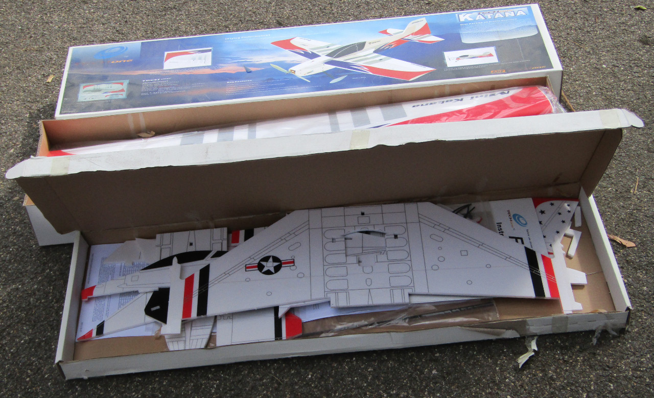 Appraisal: A Tech Tatana polystyrene model remote controlled airplane and another