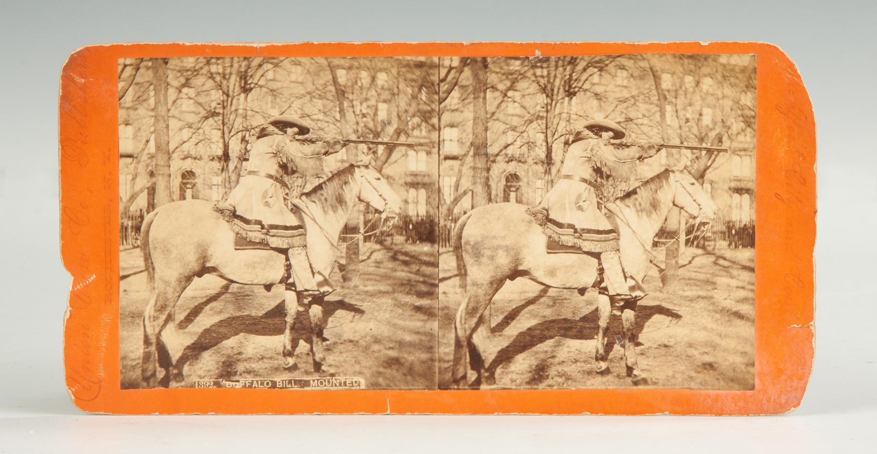 Appraisal: Buffalo Bill Mounted Stereo View