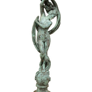 Appraisal: A Patinated Bronze Figure After Gregoire th Century Height x