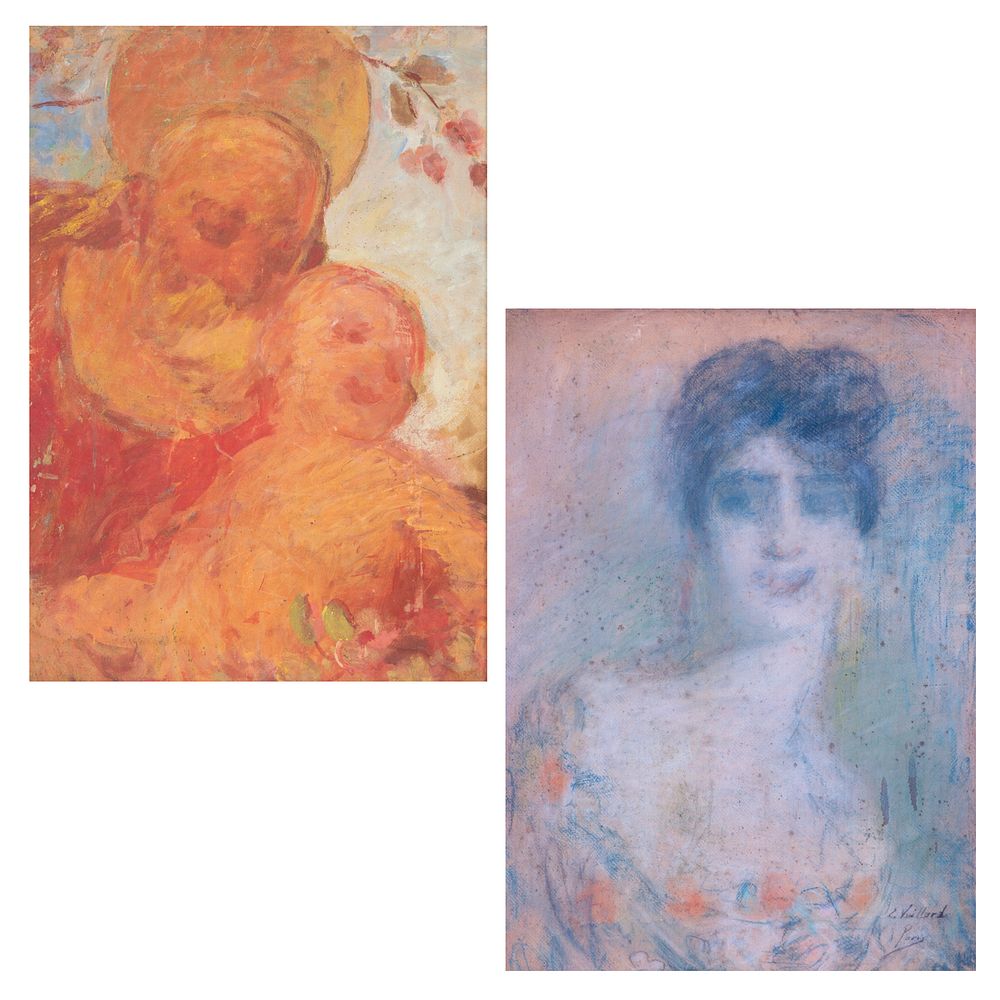 Appraisal: ATTRIBUTED TO EDUARD VUILLARD FRENCH - ATTRIBUTED TO EDUARD VUILLARD