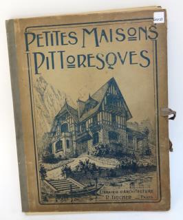 Appraisal: Binder Petites Maisons Pittoresque A larger binder with photos of