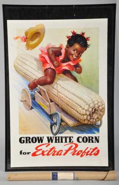 Appraisal: Color Litho Corn Advertising Poster Description American Circa s Art