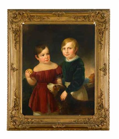 Appraisal: American School th century portrait of albion augustus see and