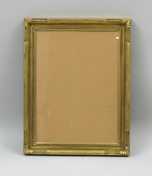 Appraisal: An Arts Crafts Carved and Gilt Frame A vintage picture