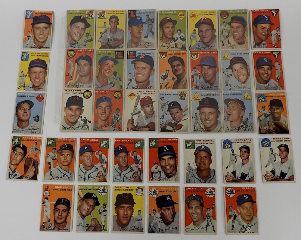 Appraisal: Topps Baseball Cards United States A group of Topps baseball