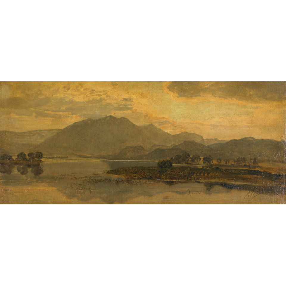 Appraisal: Alexander Fraser - Scottish BEN VENICE FROM LOCH ACHRAY Oil