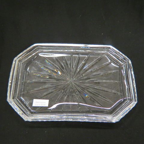 Appraisal: Waterford Cut Crystal Dresser Tray x excellent