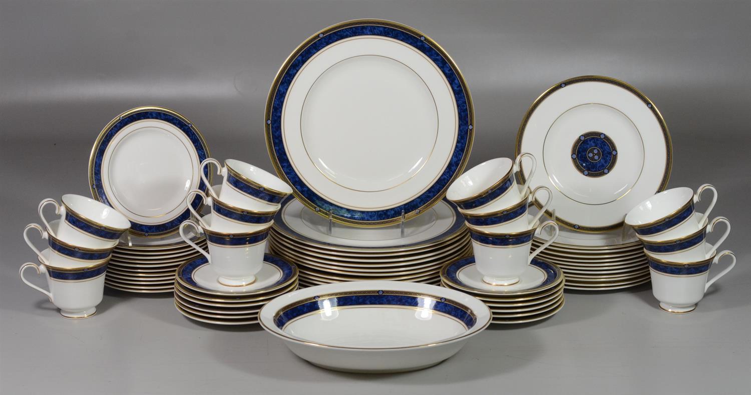 Appraisal: Pieces Royal Doulton Stanwyck porcelain dinnerware to include dinner plates