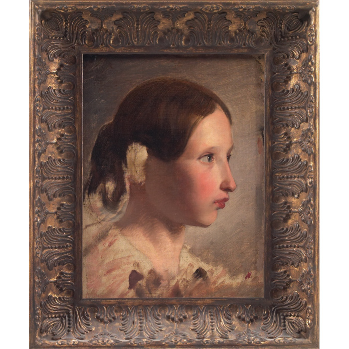 Appraisal: Artist Unknown French early th century Portrait of a Girl