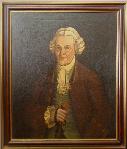 Appraisal: - Oil on canvas portrait of John Cameron of Fassiefern