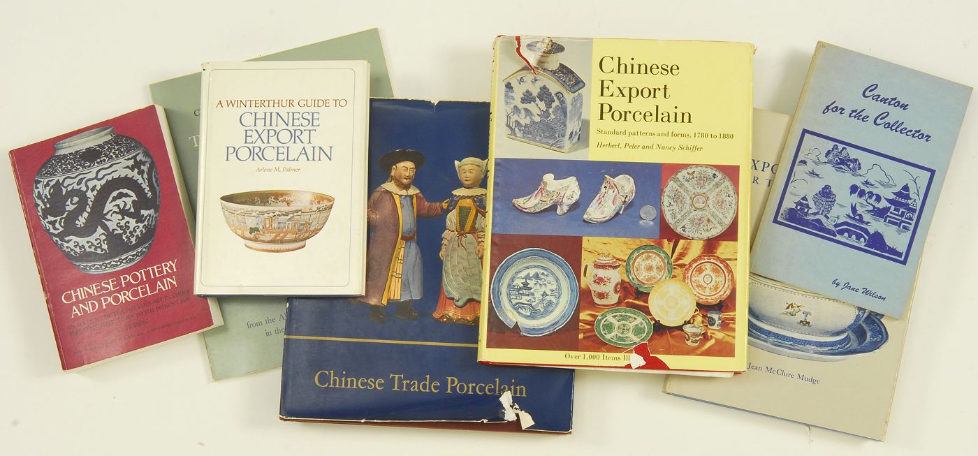 Appraisal: CHINESE EXPORT AND OTHER PORCELAIN Seven books Palmer A Winterthur