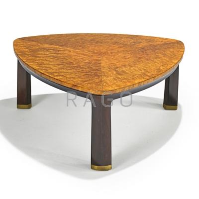 Appraisal: EDWARD WORMLEY DUNBAR Coffee table no Berne IN s Carpathian