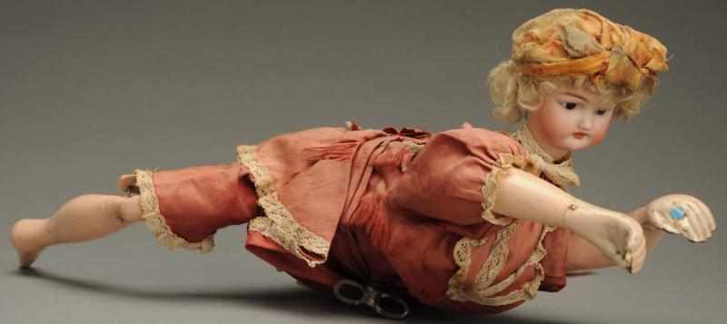 Appraisal: Rare Miss Ondine French Swimming Doll patent by Elie Martin