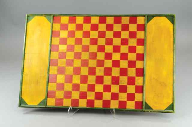 Appraisal: EARLY CHECKERBOARD c penciled ''PA'' on reverse side home made