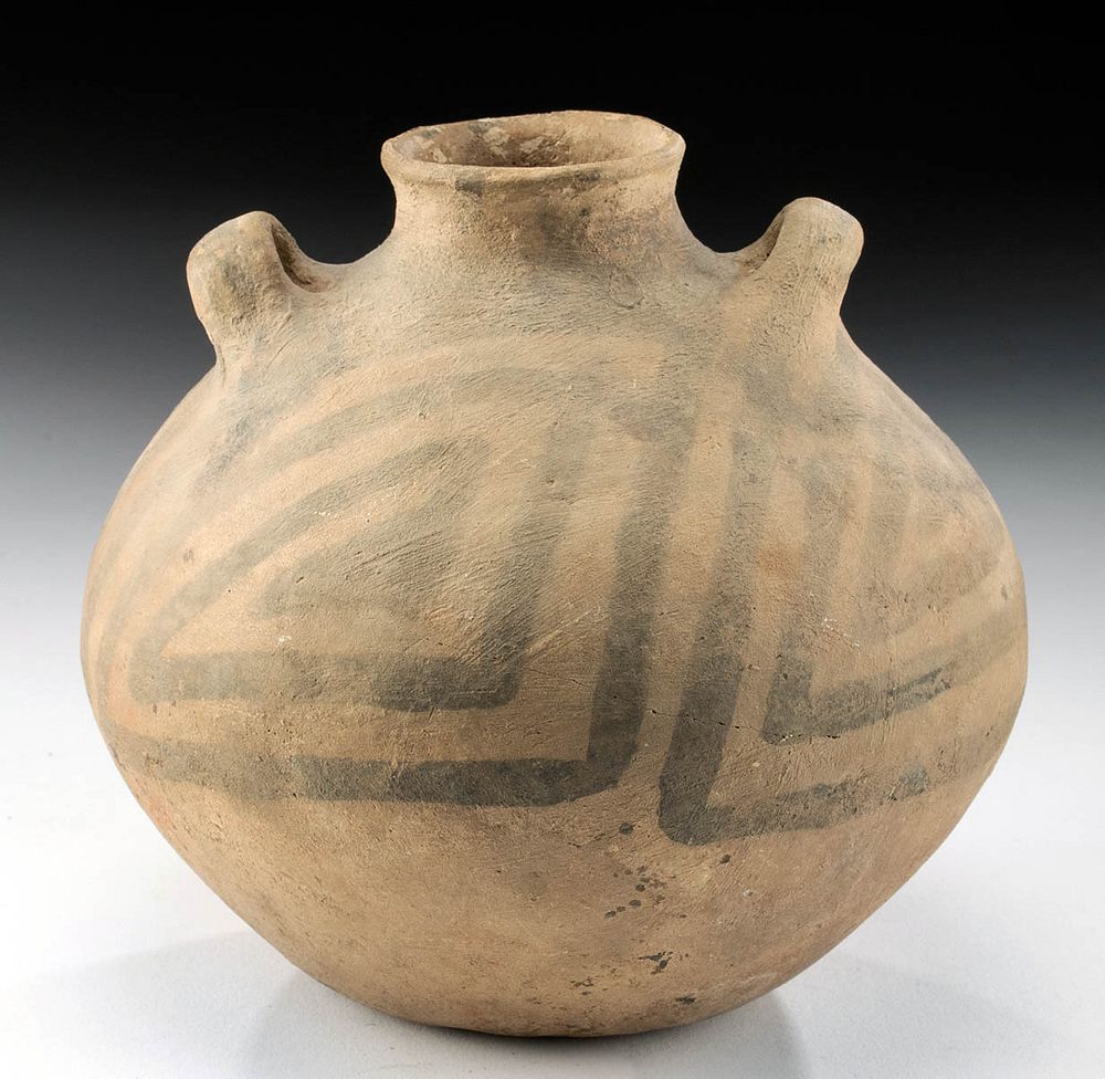 Appraisal: Anasazi Bichrome Jar w Handles Native American Southwestern USA Colorado