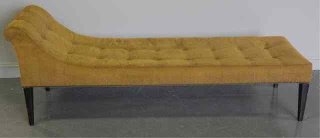 Appraisal: FENDI Signed Modernist Fainting Couch Signed on fabric and with