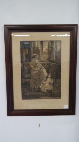 Appraisal: Ernest Walbourn engraving A Fairy Story well listed artist circa