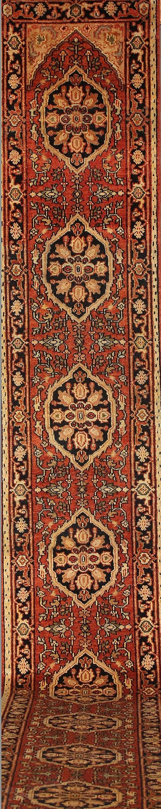 Appraisal: Lot Property of Various Owners Indo-Heriz Rug Contemporary Red ground