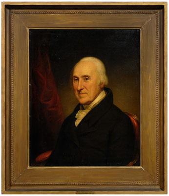 Appraisal: Charles Willson Peale portrait Philadelphia Pennsylvania - half portrait of