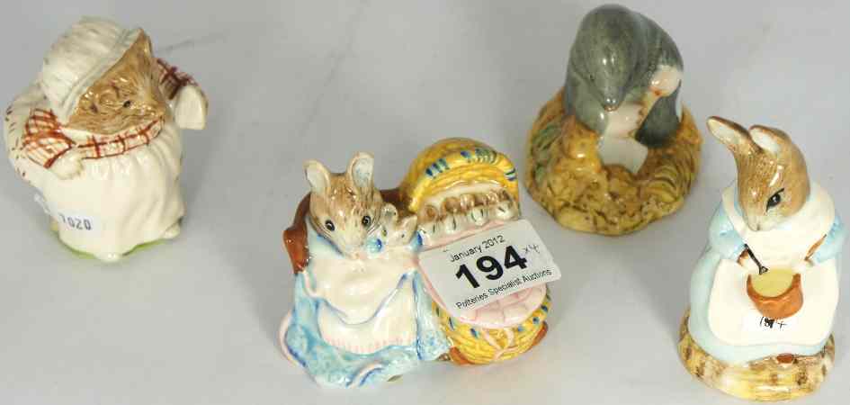 Appraisal: Royal Albert Beatrix Potter Figures Diggory Diggory Delvit Mrs Rabbit