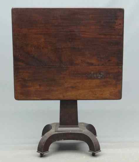 Appraisal: th c Empire tilt top center table Top ''x ''