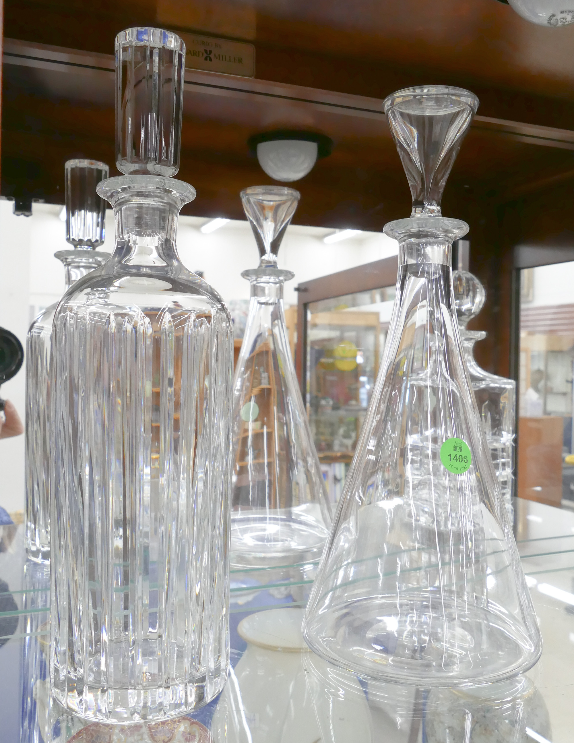 Appraisal: pc Baccarat Crystal Decanters- ''