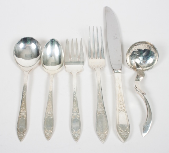 Appraisal: Stieff Lady Claire sterling silver flatware comprising pieces including forks