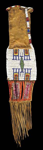 Appraisal: Property from the Paul Dyck Foundation With identical central beaded