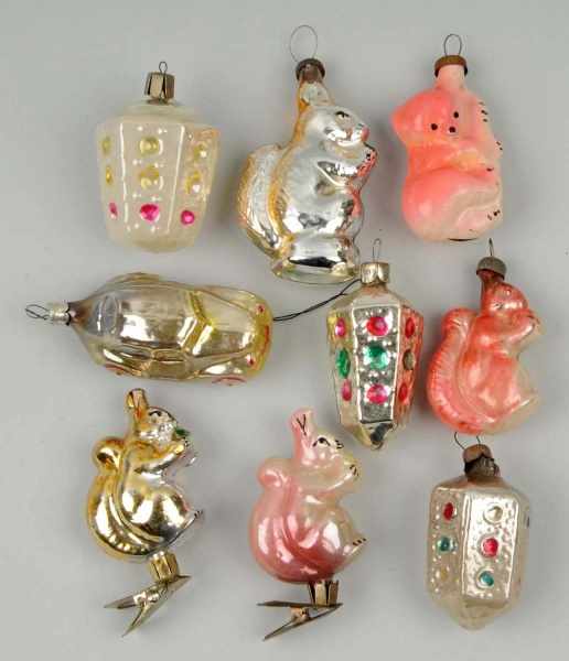 Appraisal: Lot of Russian Christmas Ornaments Description Includes two squirrels two