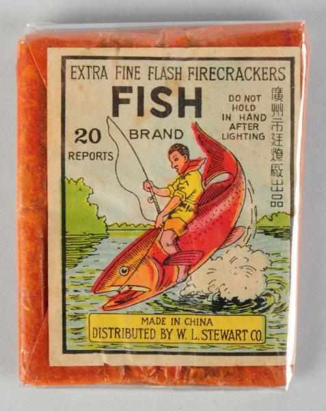 Appraisal: Fish -Pack Firecrackers Class Condition Very Good Size - x