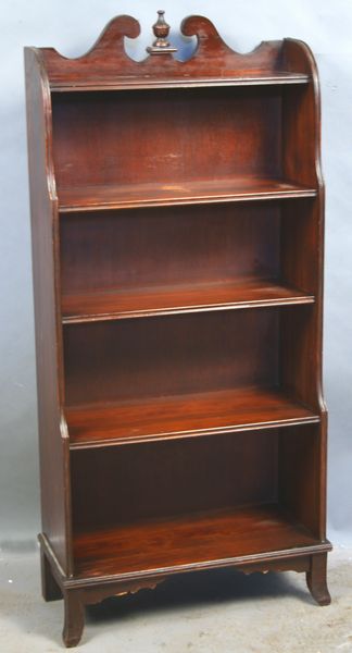 Appraisal: Circa s fine mahogany bookcase h x w EST '