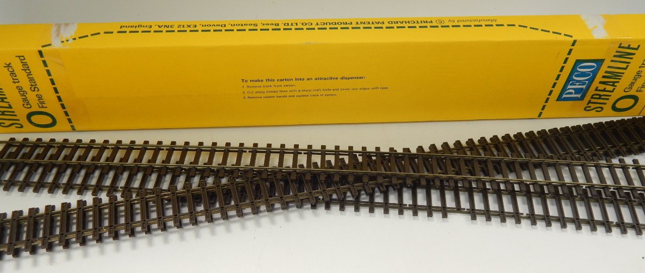 Appraisal: PECO Streamline O-gauge track fine standard boxes