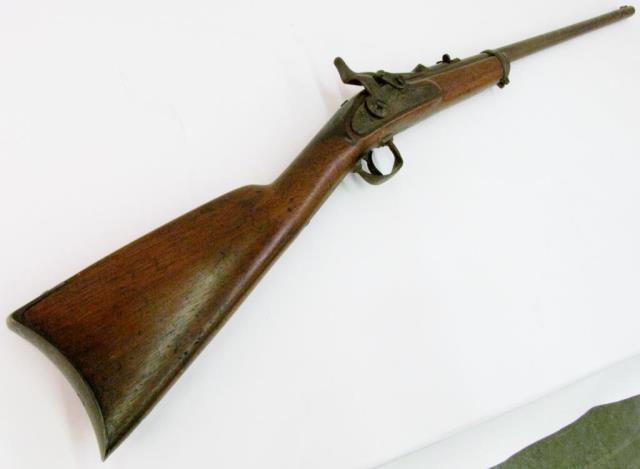 Appraisal: U S Springfield Trapdoor- Sporterized Springfield Trapdoor Rifle Trapdoor Dated