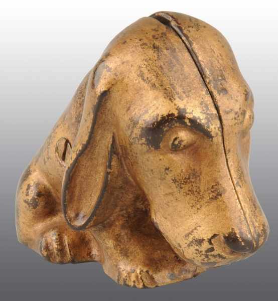 Appraisal: Cast Iron Basset Hound Still Bank Description Manufactured in the