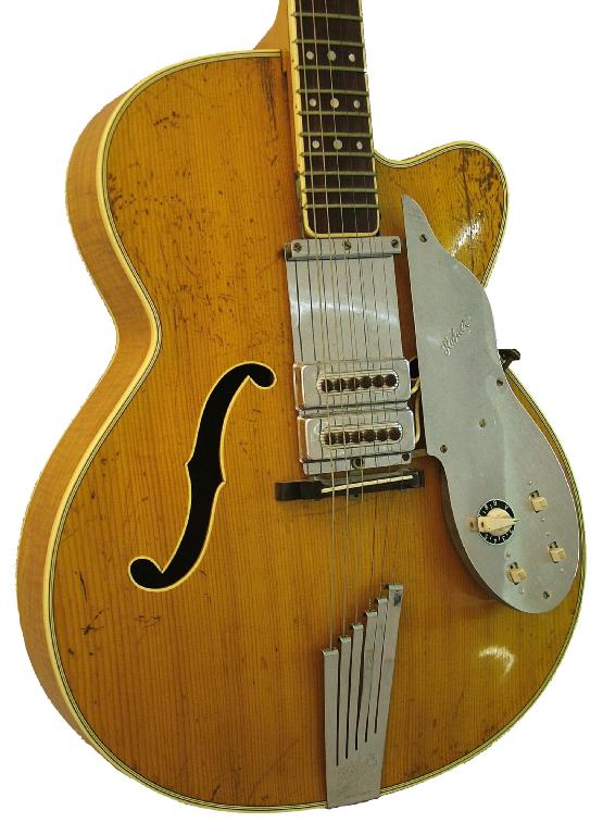 Appraisal: Hofner Blond President arch top semi-acoustic guitar bearing the Hofner