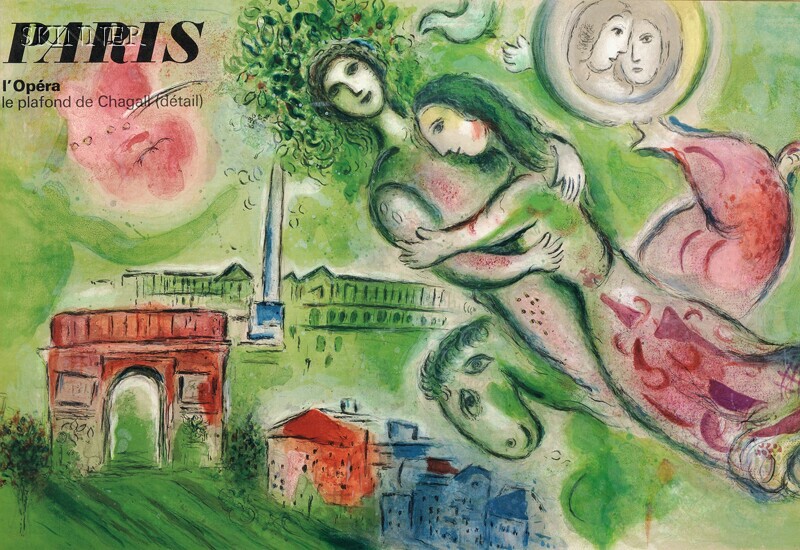 Appraisal: After Marc Chagall Russian French - Paris l'Opera - Rom