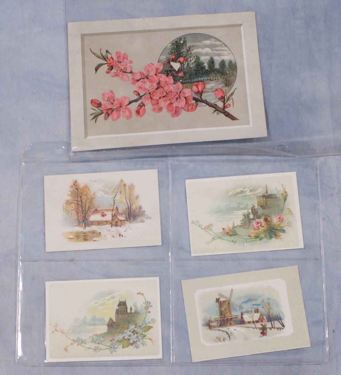 Appraisal: Trade Cards most blank to include Floral and Landscape some