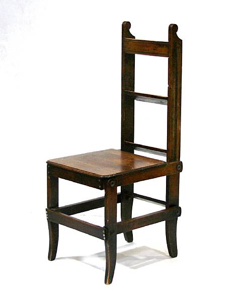 Appraisal: A Victorian library step stool