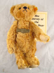 Appraisal: A Steiff Centenary Teddy bear in golden mohair with centenary