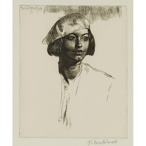 Appraisal: Gerald Lesley Brockhurst - CHIQUITA - FLETCHER II II British